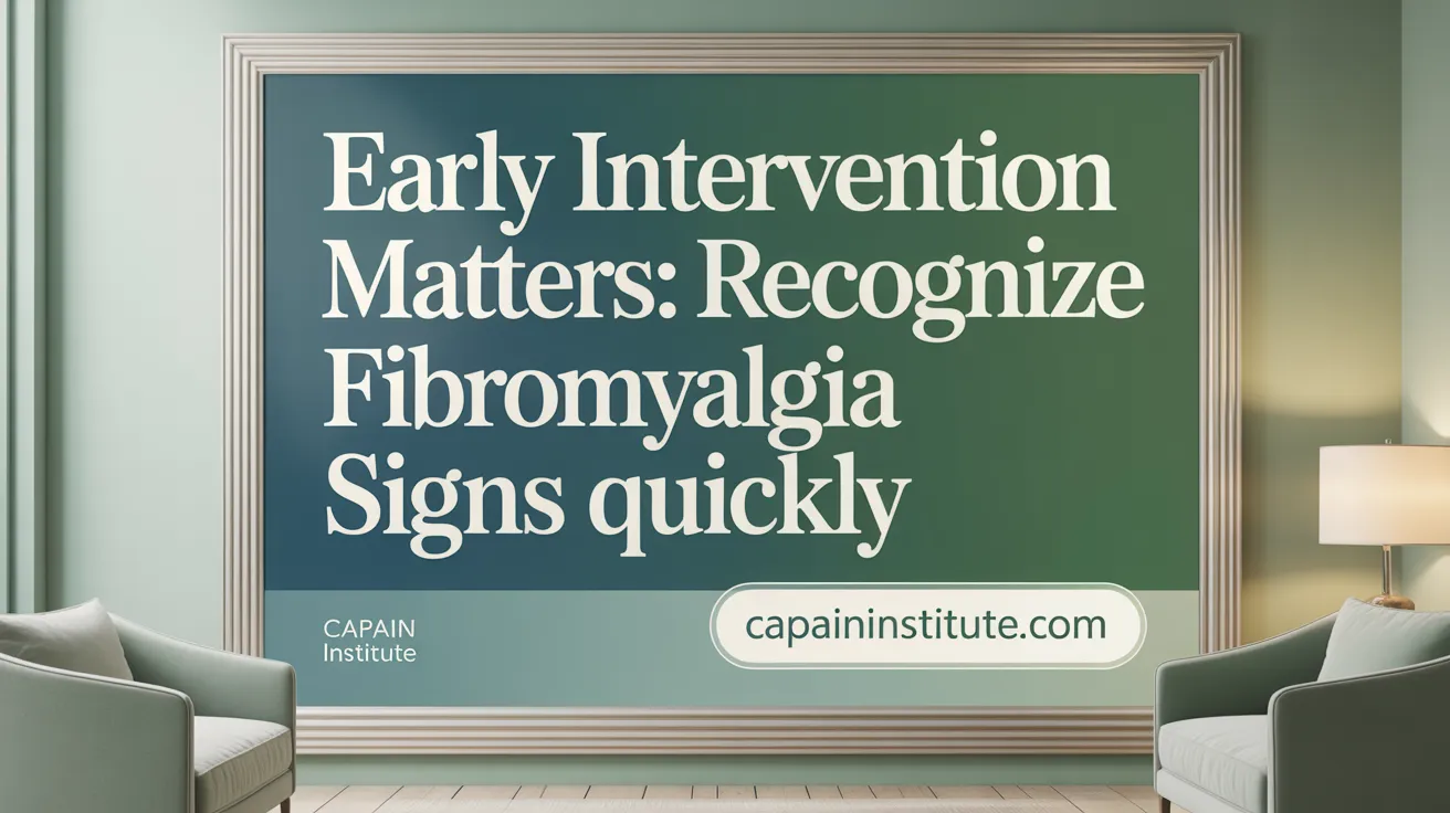 Early Intervention Matters: Recognize Fibromyalgia Signs Quickly