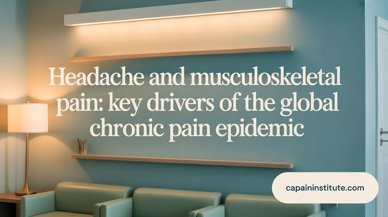 Headache and Musculoskeletal Pain: Key Drivers of the Global Chronic Pain Epidemic