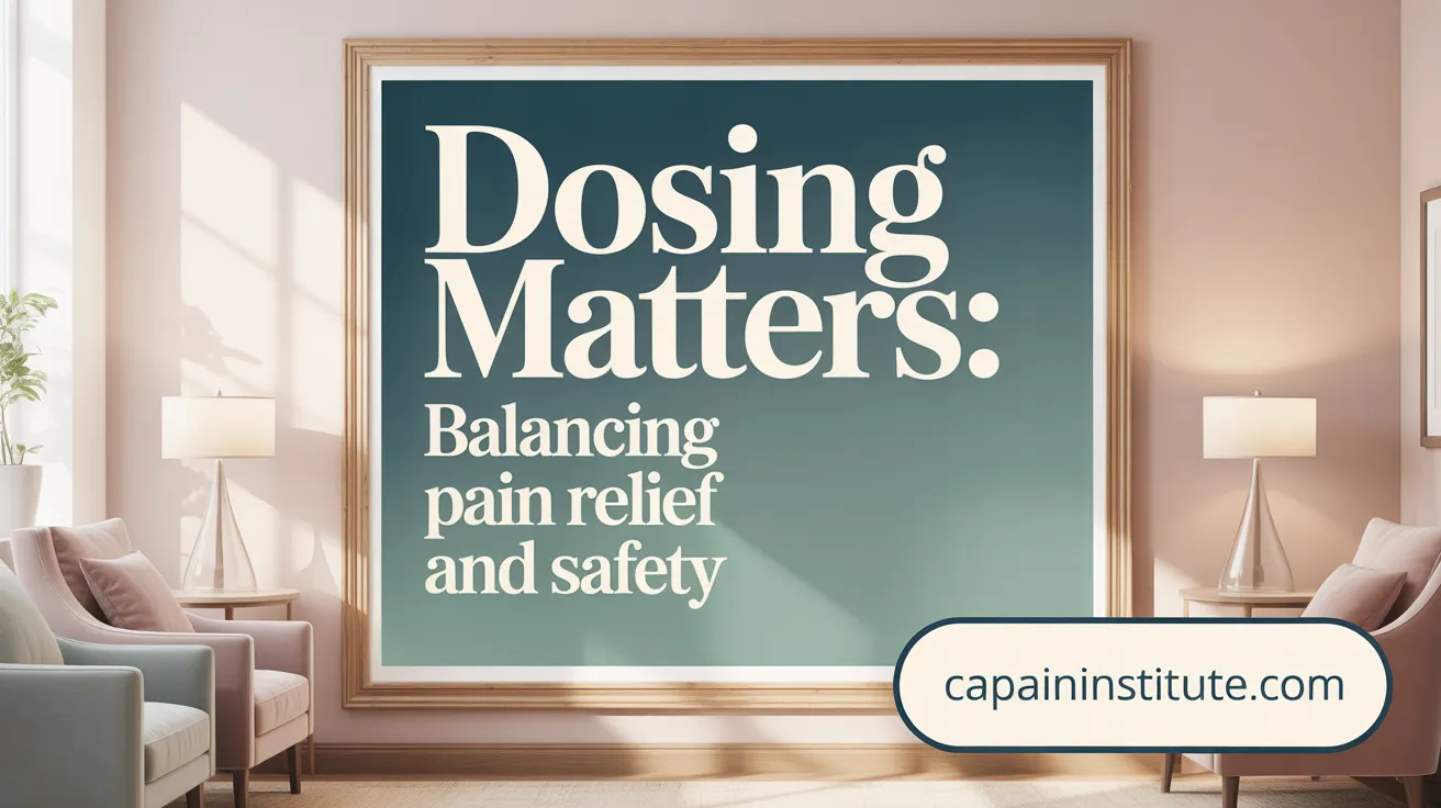 Dosing Matters: Balancing Pain Relief and Safety