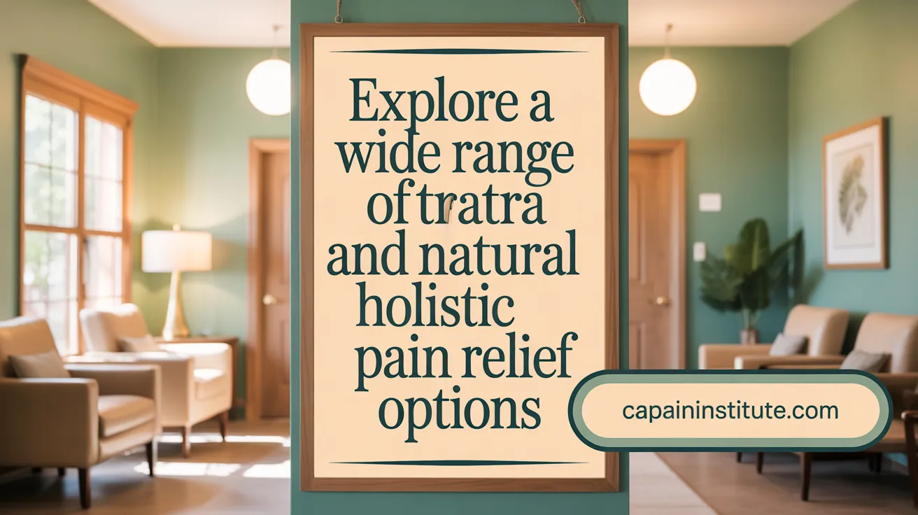 Explore a Wide Range of Natural and Complementary Pain Relief Options