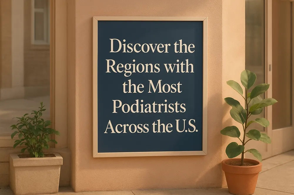 Discover the Regions with the Most Podiatrists Across the U.S.