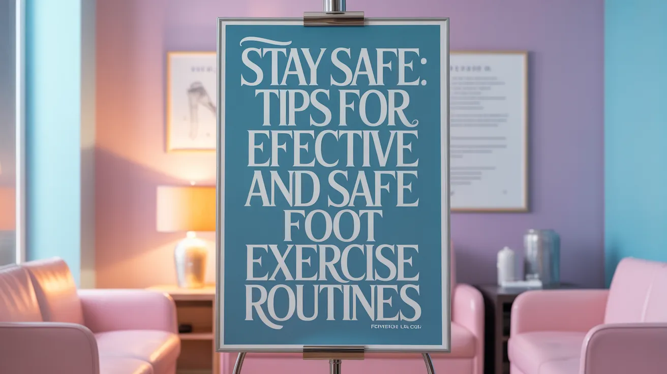 Stay Safe: Tips for Effective and Safe Foot Exercise Routines