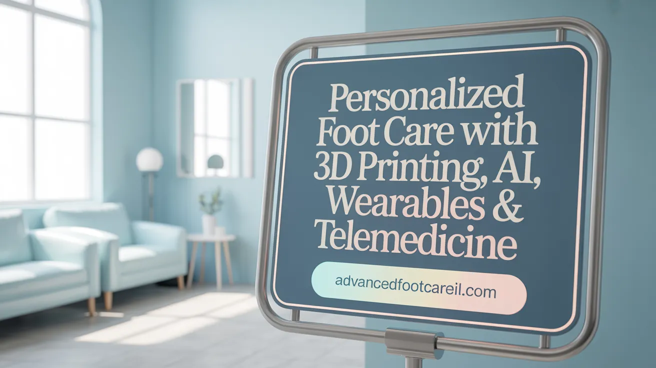 Personalized Foot Care with 3D Printing, AI, Wearables & Telemedicine