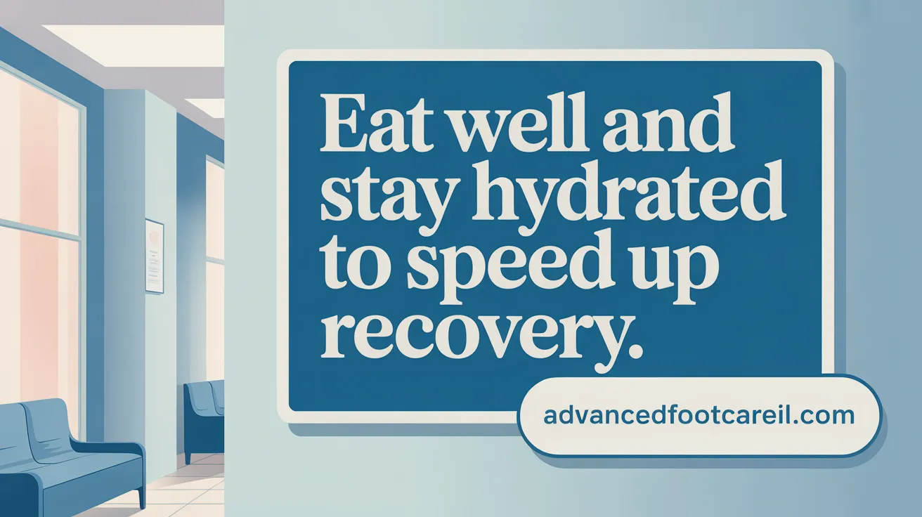 Eat Well and Stay Hydrated to Speed Up Recovery