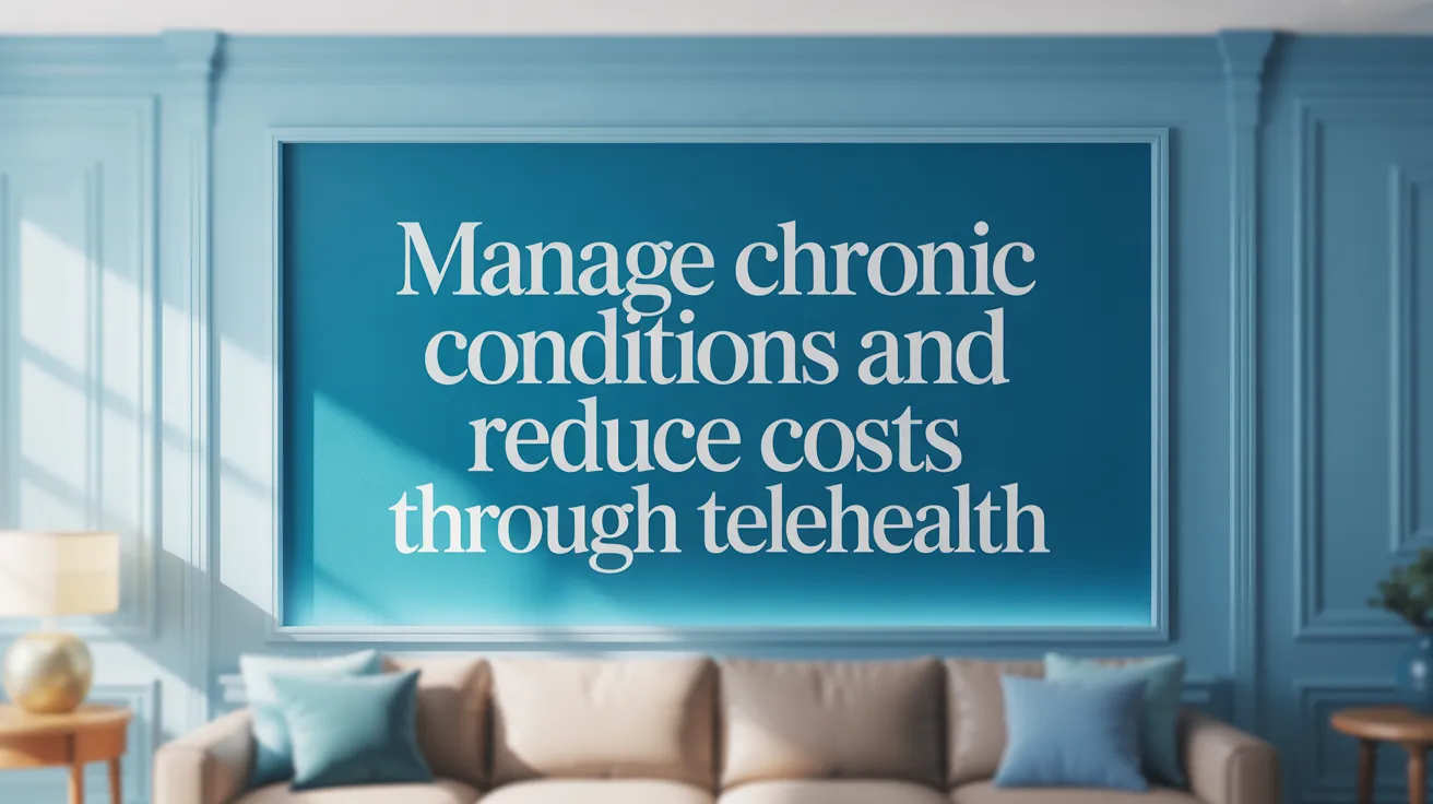 Manage Chronic Conditions and Reduce Costs through Telehealth
