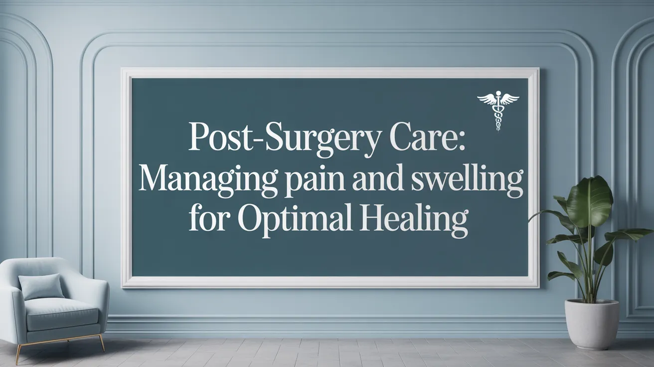Post-Surgery Care: Managing Pain and Swelling for Optimal Healing