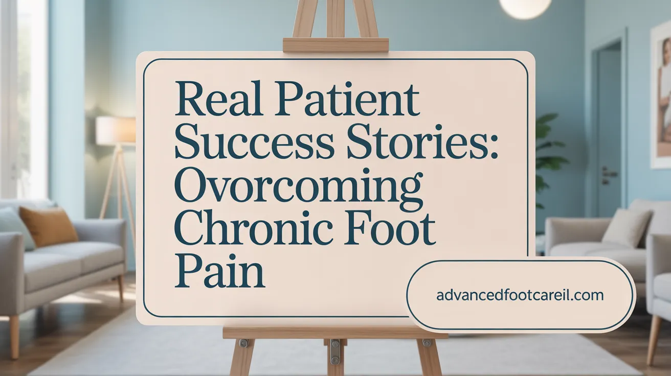 Real Patient Success Stories: Overcoming Chronic Foot Pain