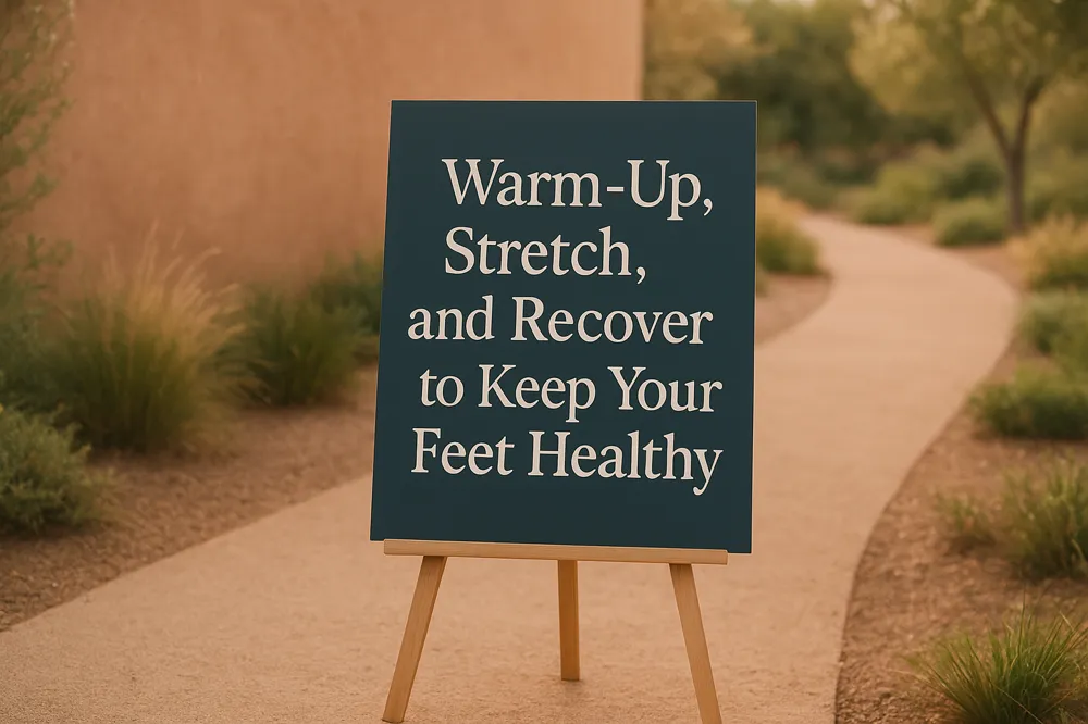 Warm-Up, Stretch, and Recover to Keep Your Feet Healthy