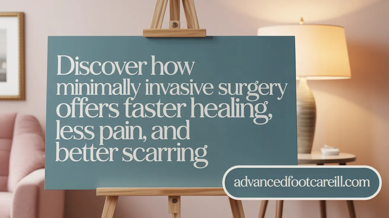 Discover how minimally invasive surgery offers faster healing, less pain, and better scarring