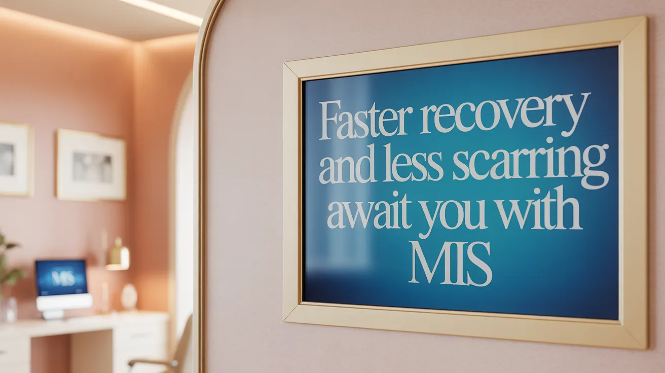 Faster Recovery and Less Scarring await you with MIS