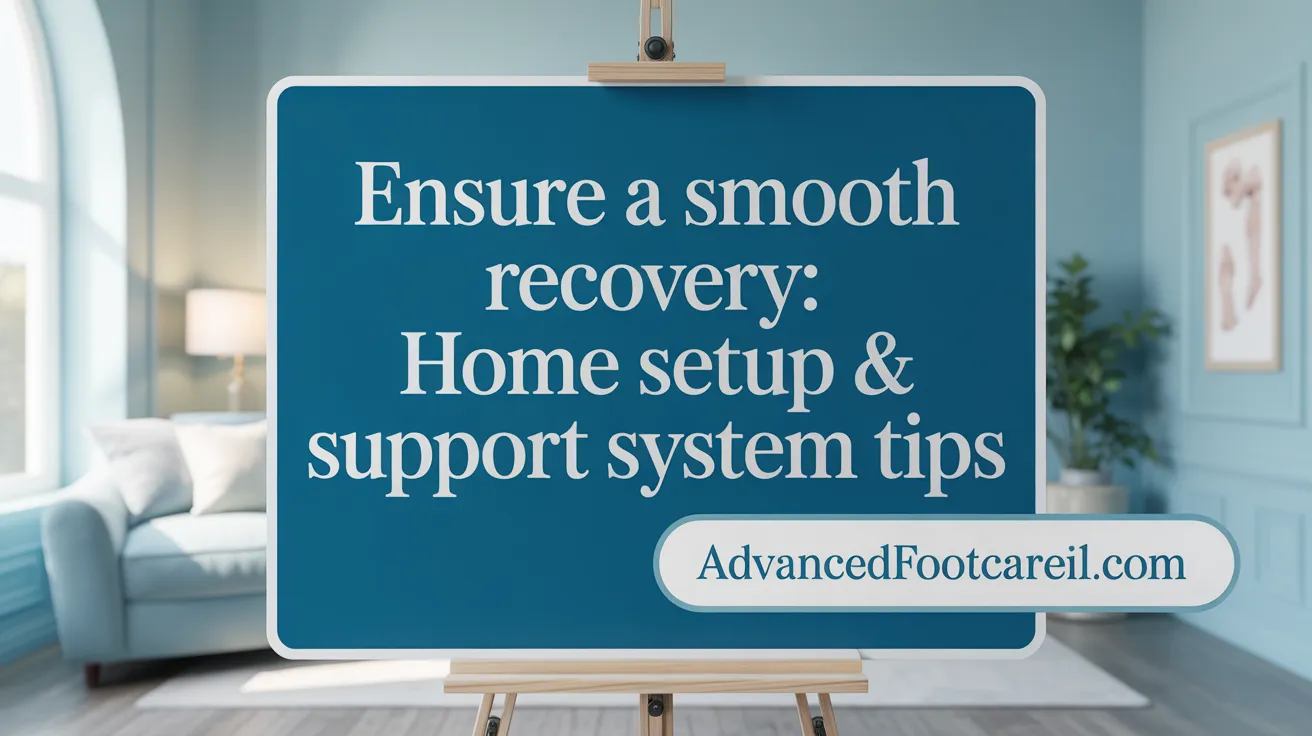 Ensure a Smooth Recovery: Home Setup & Support System Tips