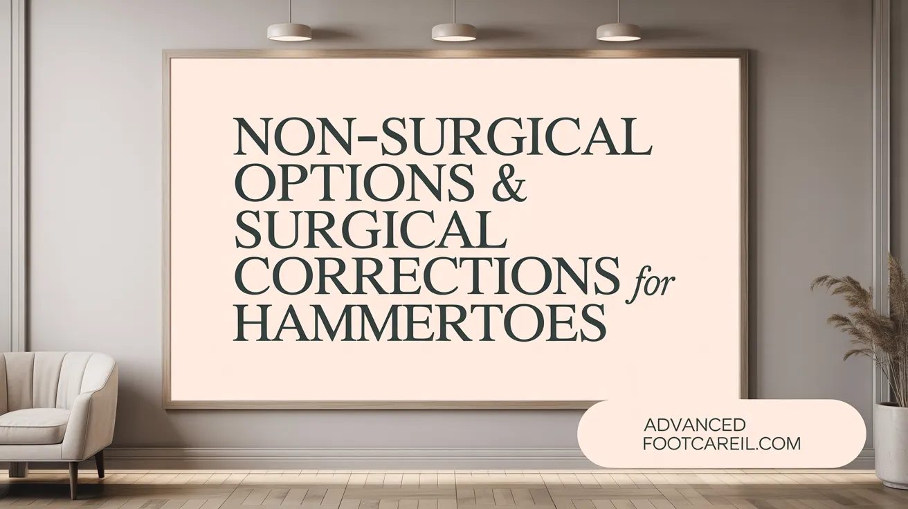 Non-Surgical Options & Surgical Corrections for Hammertoes