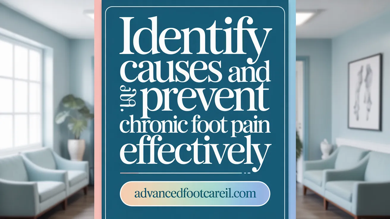 Identify Causes and Prevent Chronic Foot Pain Effectively