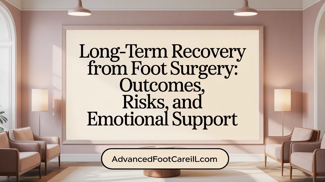 Long-Term Recovery from Foot Surgery: Outcomes, Risks, and Emotional Support