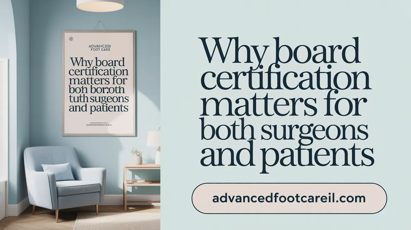 Why Board Certification Matters for Both Surgeons and Patients