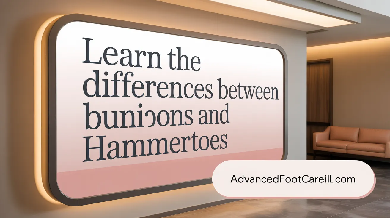 Learn the Differences Between Bunions and Hammertoes