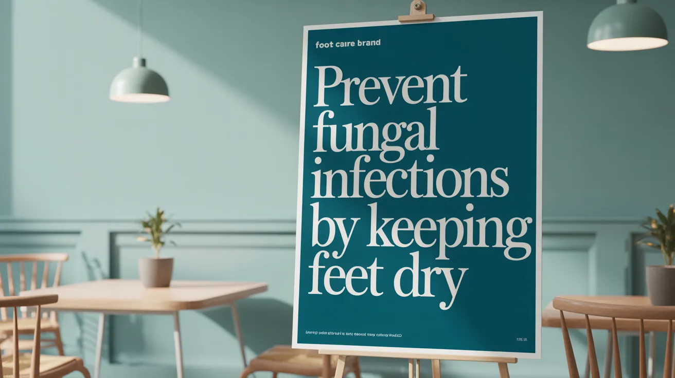 Prevent Fungal Infections by Keeping Feet Dry