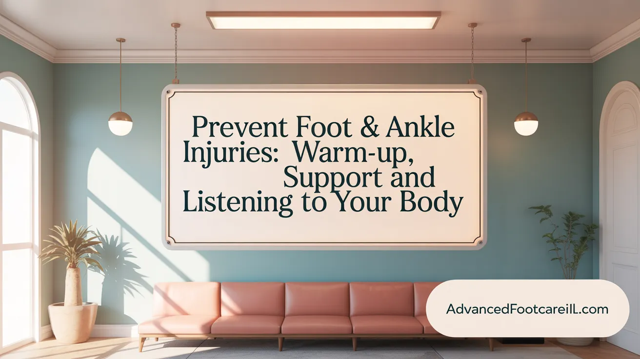 Prevent Foot & Ankle Injuries: Warm-Up, Support, and Listening to Your Body