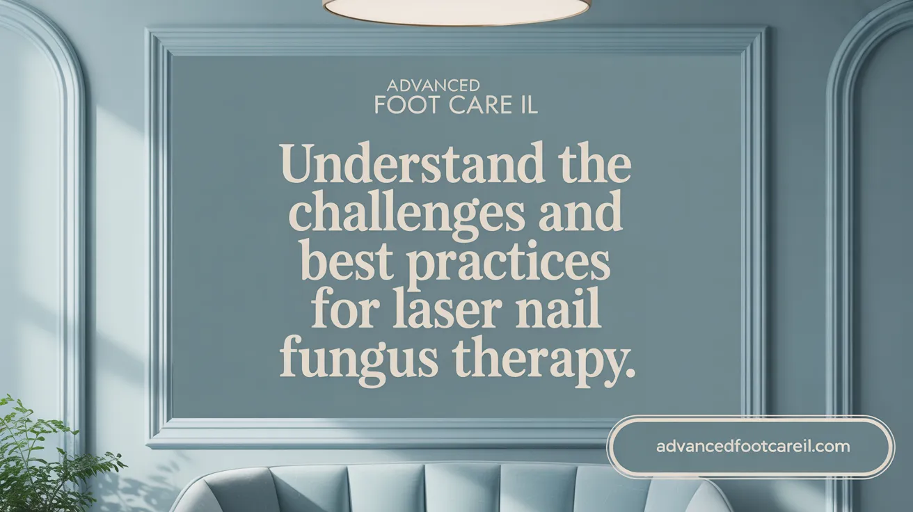 Understand the challenges and best practices for laser nail fungus therapy.