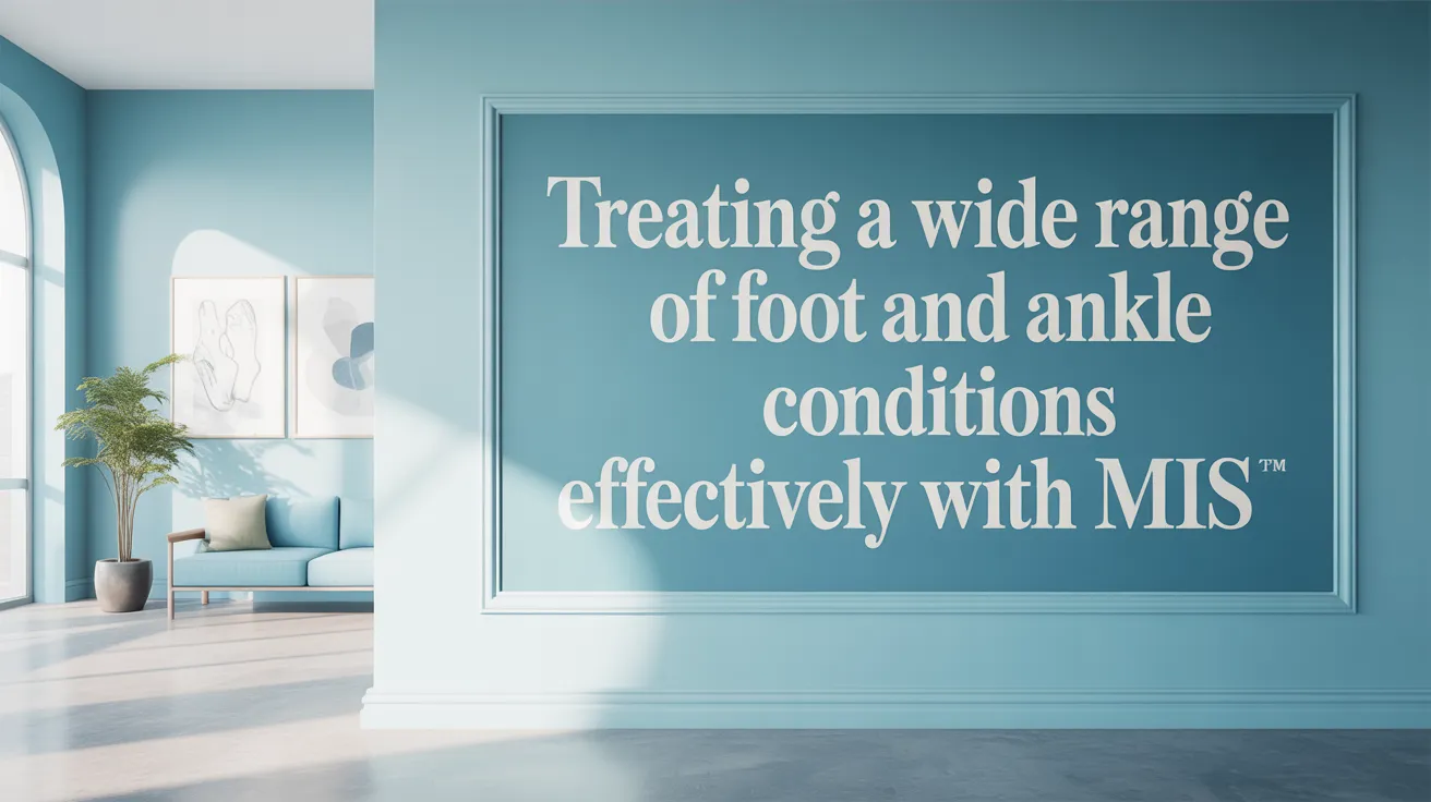 Treating a Wide Range of Foot and Ankle Conditions Effectively with MIS