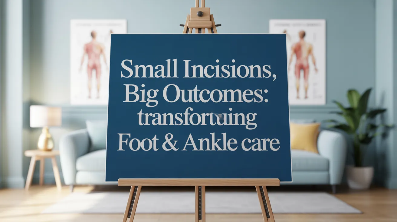 Small Incisions, Big Outcomes: Transforming Foot & Ankle Care
