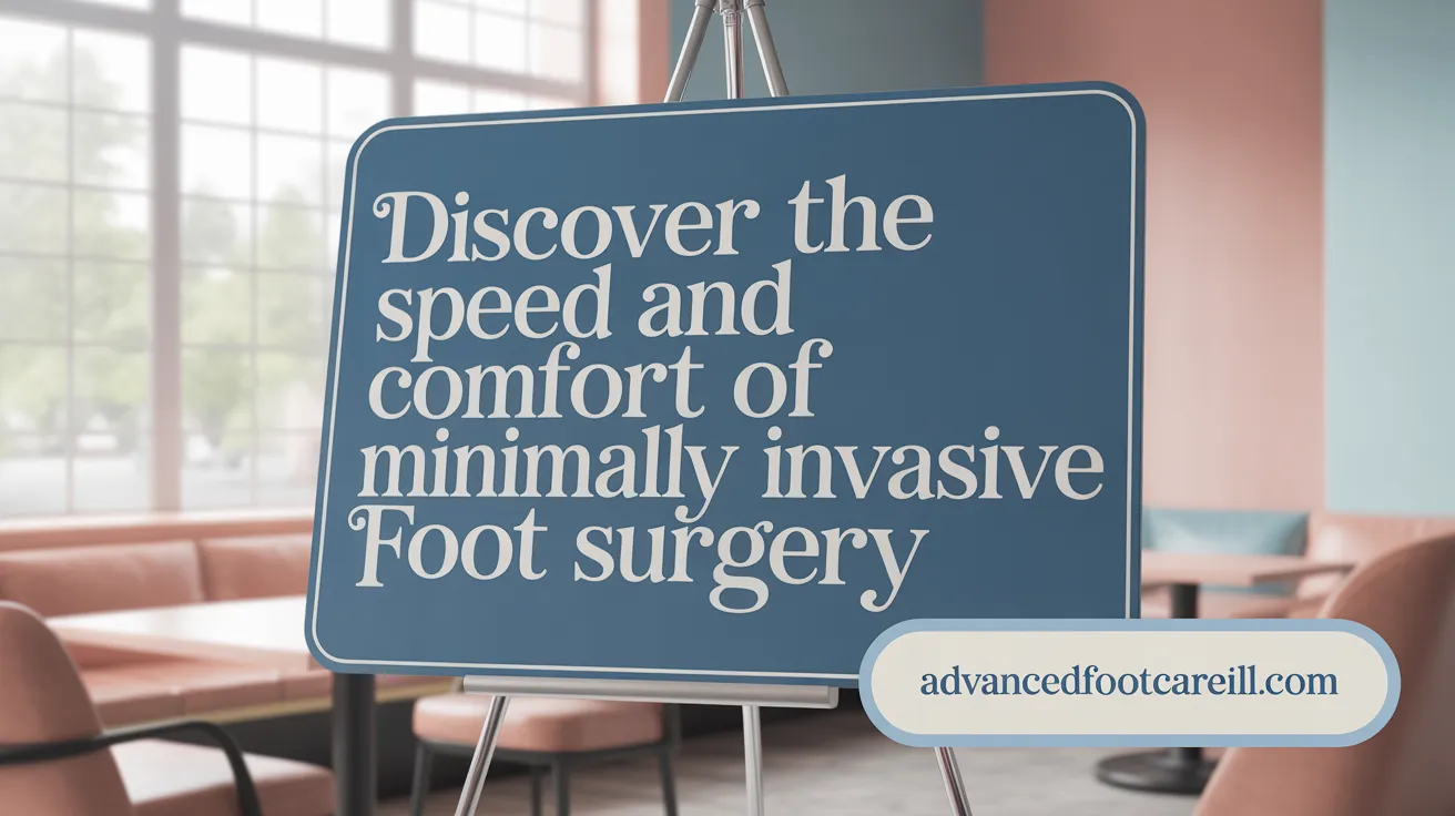 Discover the Speed and Comfort of Minimally Invasive Foot Surgery