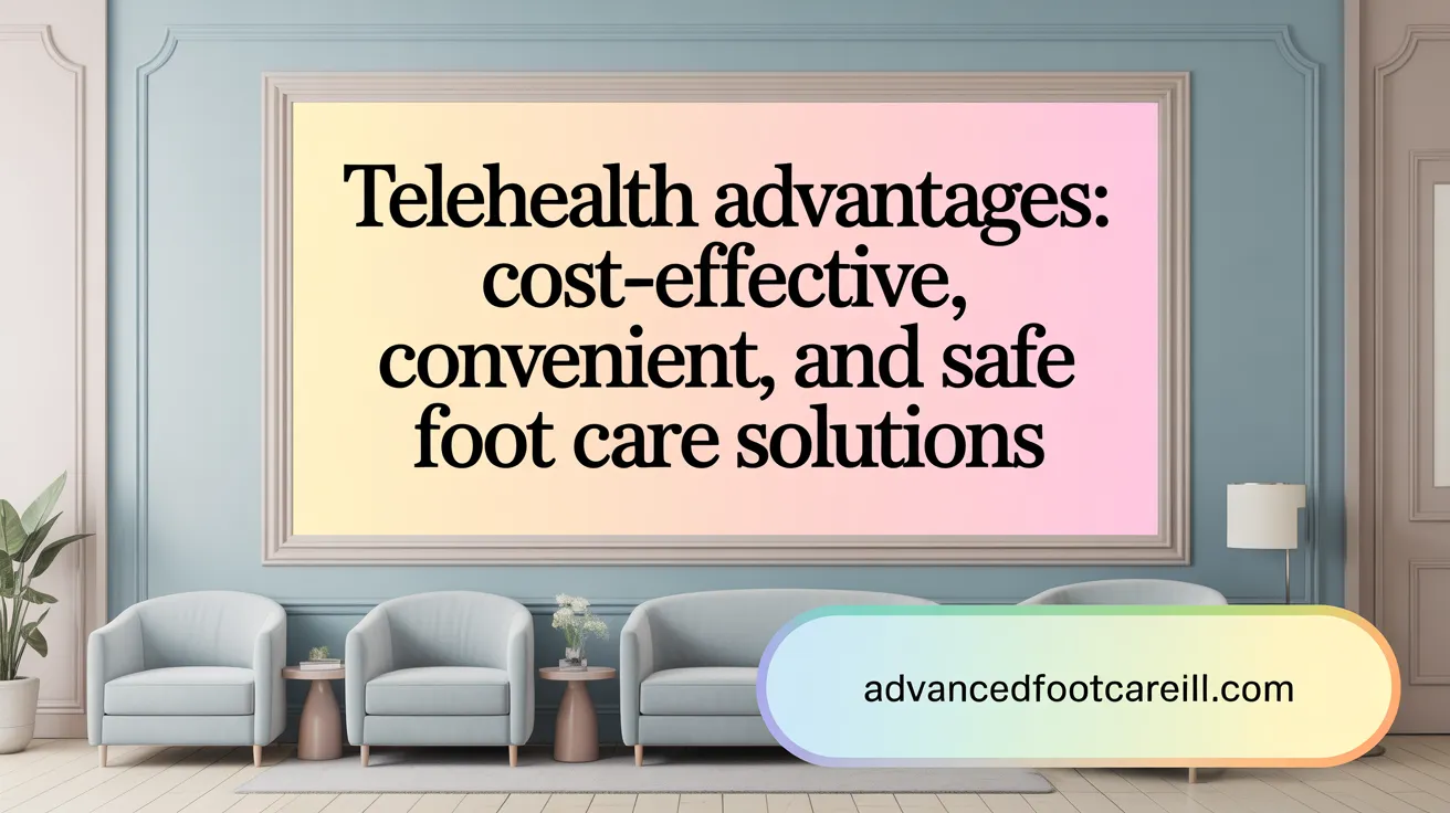 Telehealth Advantages: Cost-Effective, Convenient, and Safe Foot Care Solutions