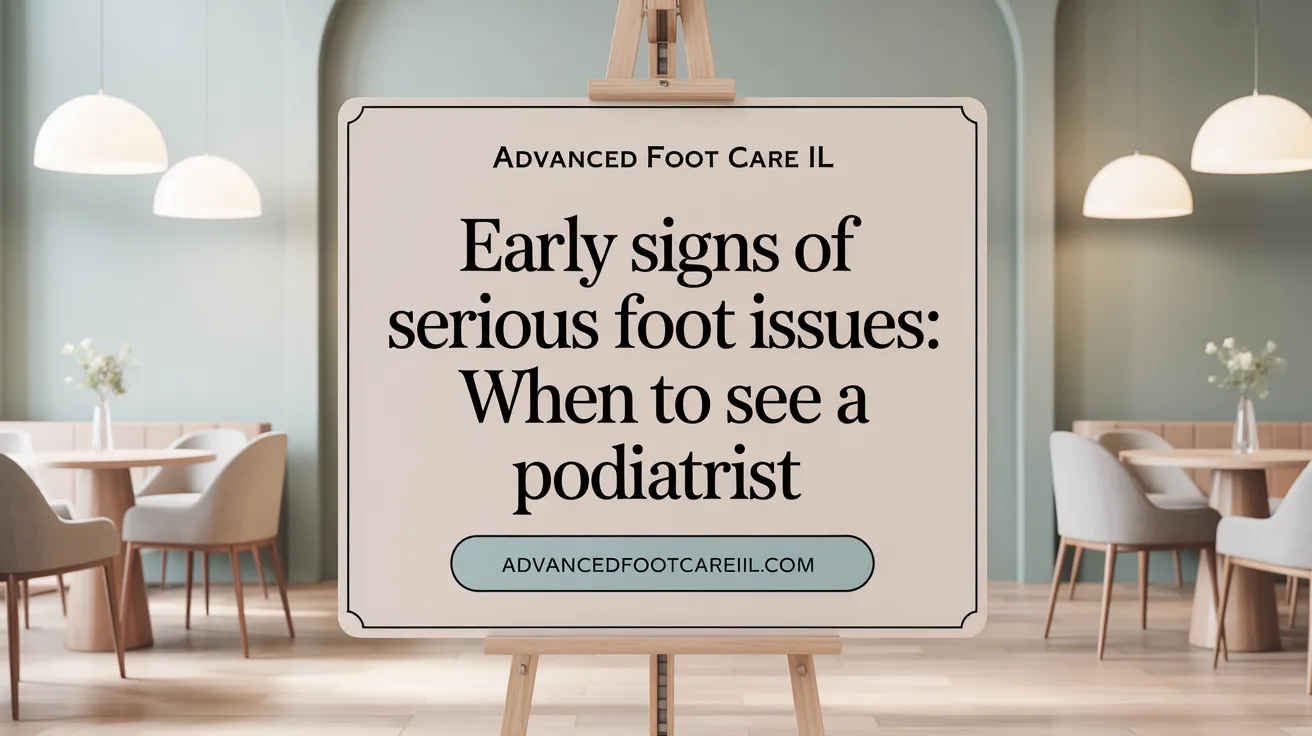 Early Signs of Serious Foot Issues: When to See a Podiatrist
