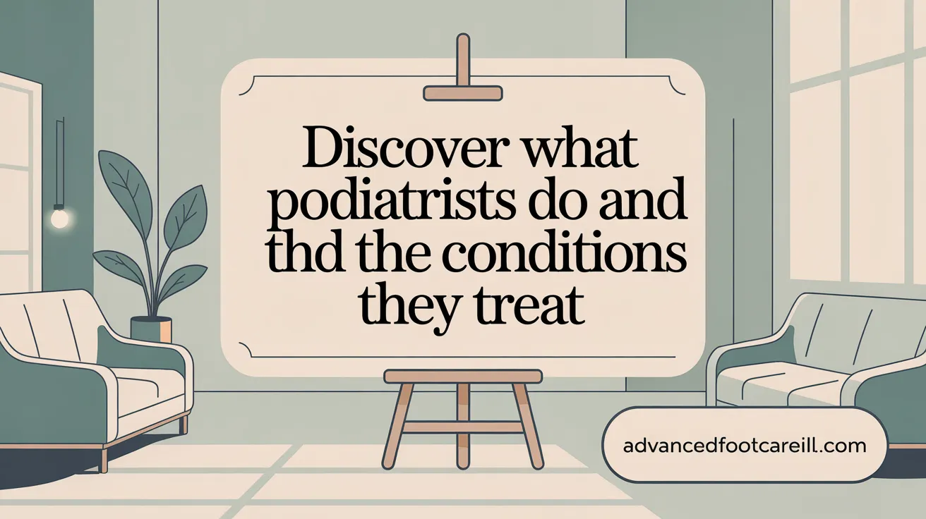 Discover What Podiatrists Do and the Conditions They Treat