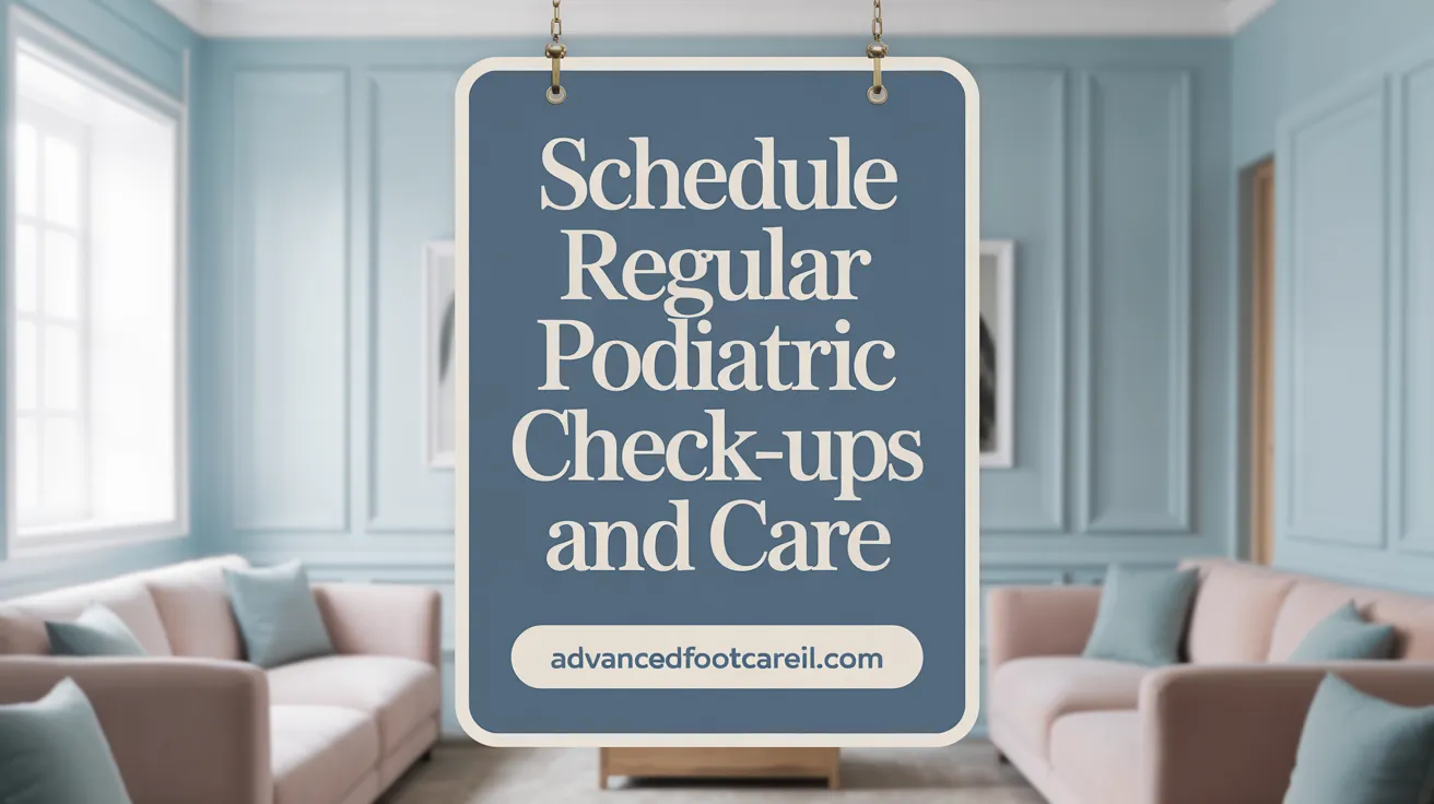 Schedule Regular Podiatric Check-Ups and Care