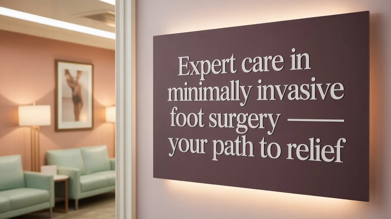 Expert Care in Minimally Invasive Foot Surgery — Your Path to Relief