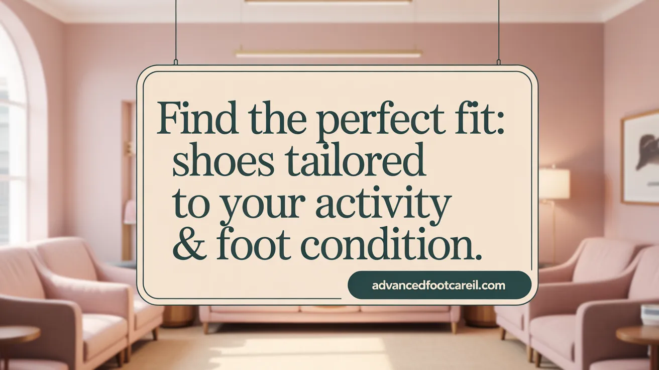 Find the Perfect Fit: Shoes Tailored to Your Activity & Foot Condition
