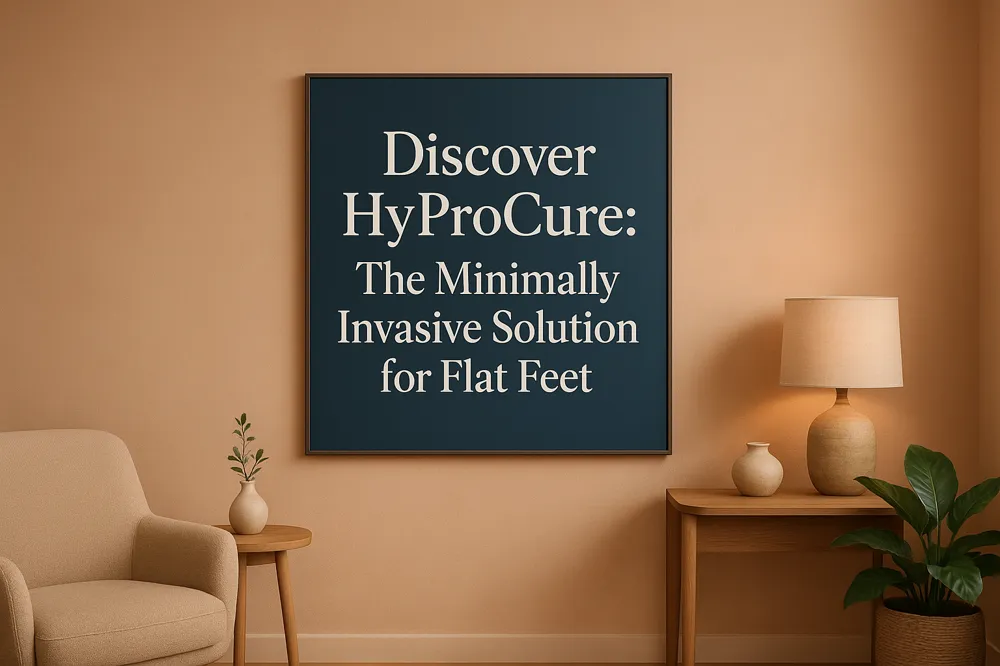 Discover HyProCure: The Minimally Invasive Solution for Flat Feet