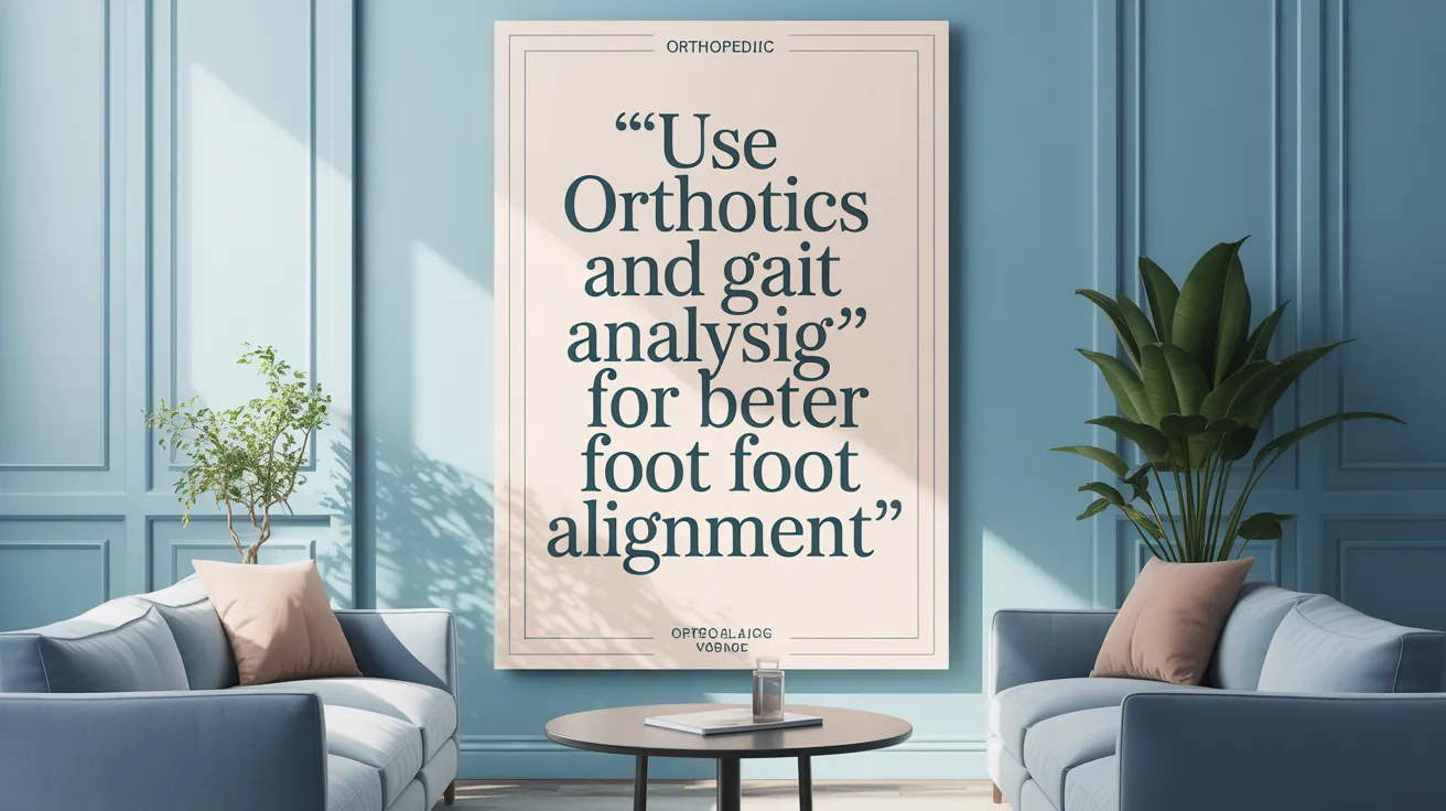 Use Orthotics and Gait Analysis for Better Foot Alignment