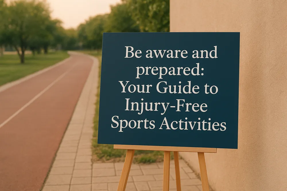 Be aware and prepared: Your Guide to Injury-Free Sports Activities