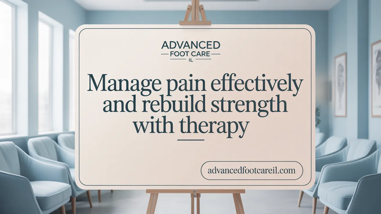 Manage Pain Effectively and Rebuild Strength with Therapy
