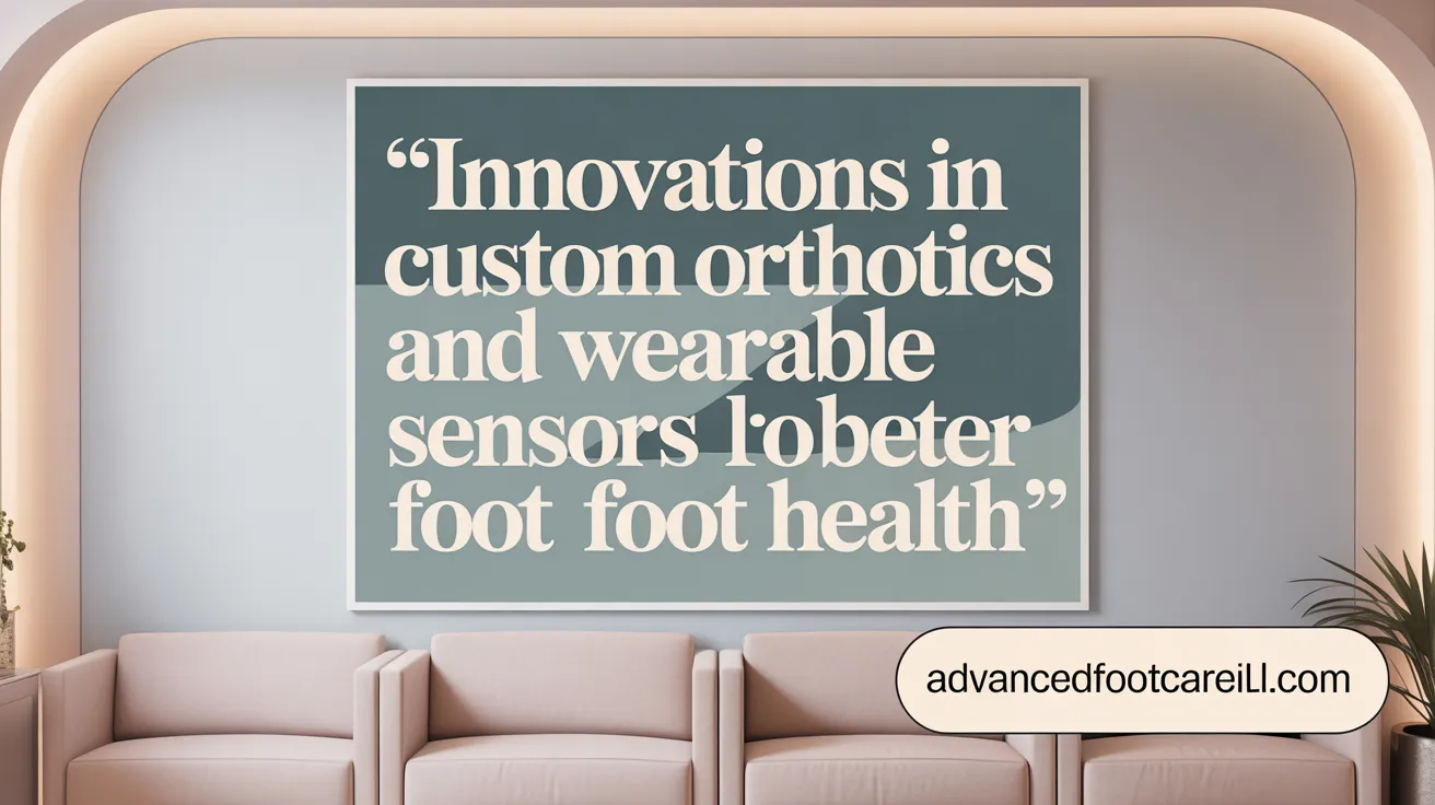 Innovations in Custom Orthotics and Wearable Sensors for Better Foot Health