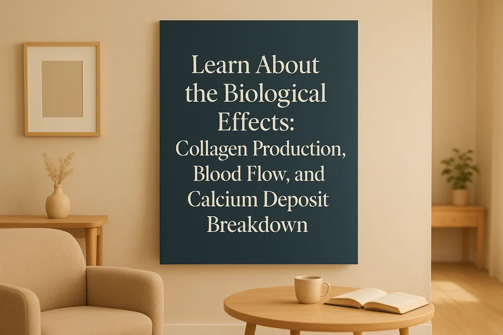 Learn About the Biological Effects: Collagen Production, Blood Flow, and Calcium Deposit Breakdown