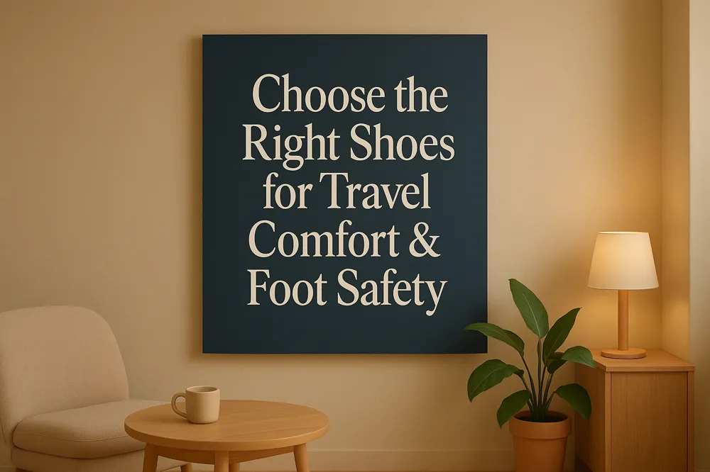 Choose the Right Shoes for Travel Comfort & Foot Safety