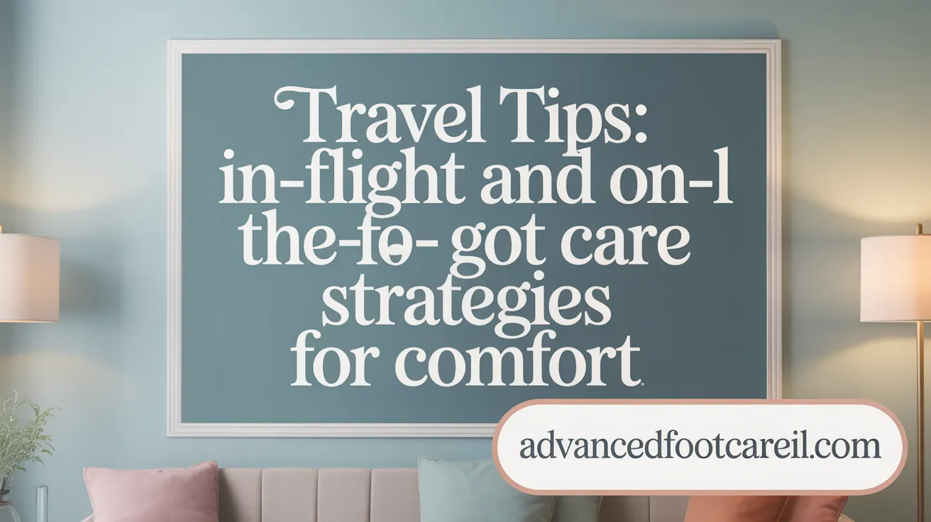 Travel Tips: In-Flight and On-the-Go Foot Care Strategies for Comfort