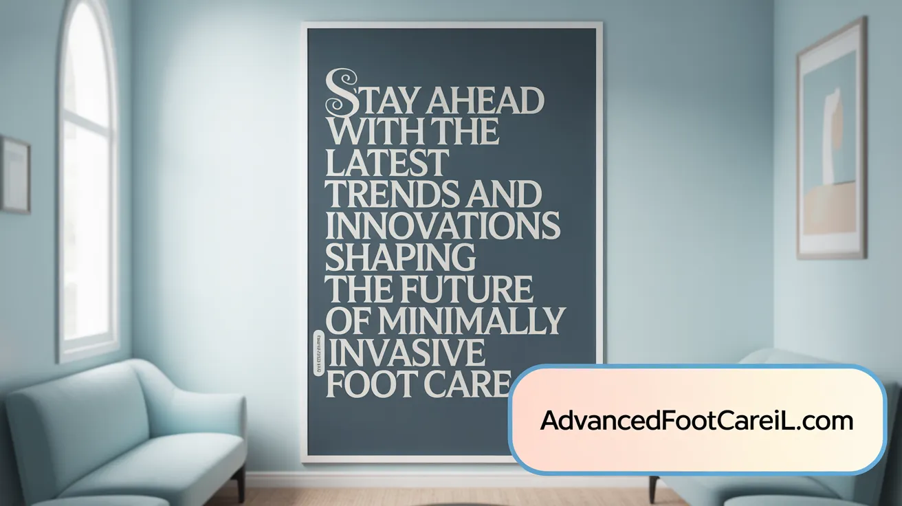 Stay ahead with the latest trends and innovations shaping the future of minimally invasive foot care