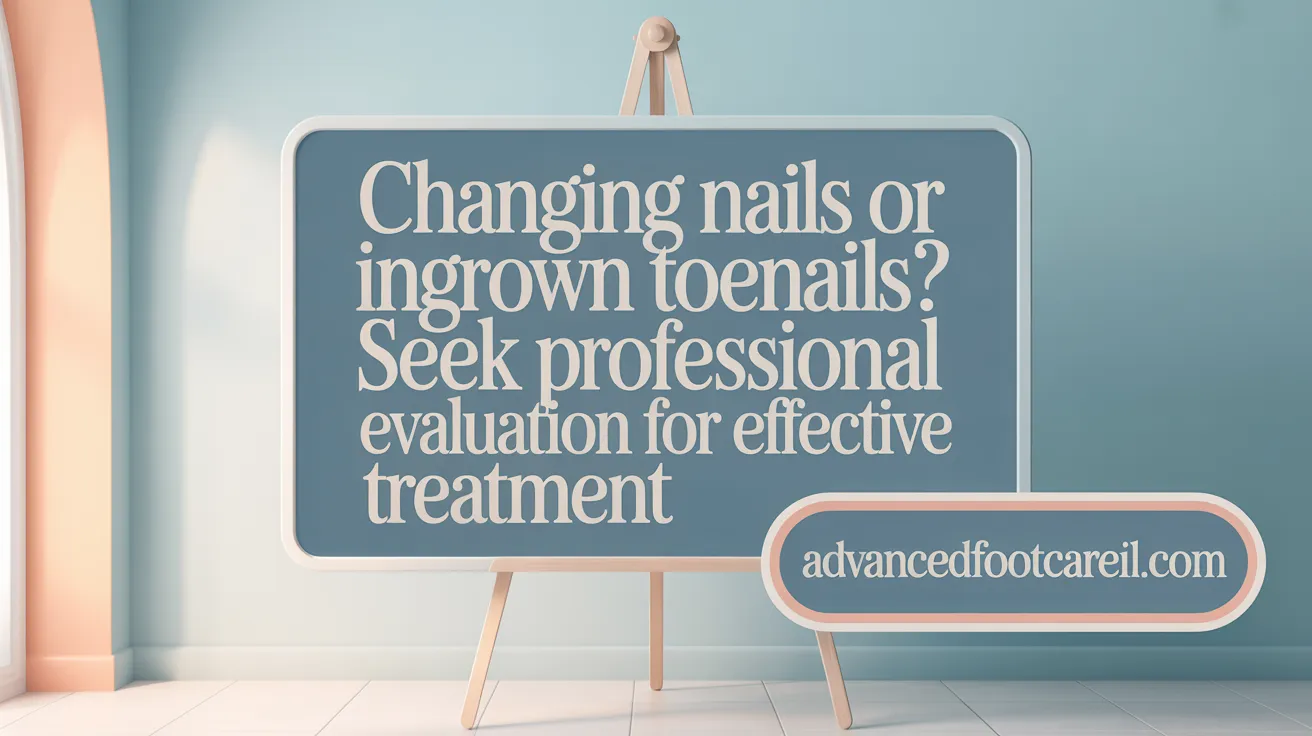 Changing Nails or Ingrown Toenails? Seek Professional Evaluation for Effective Treatment