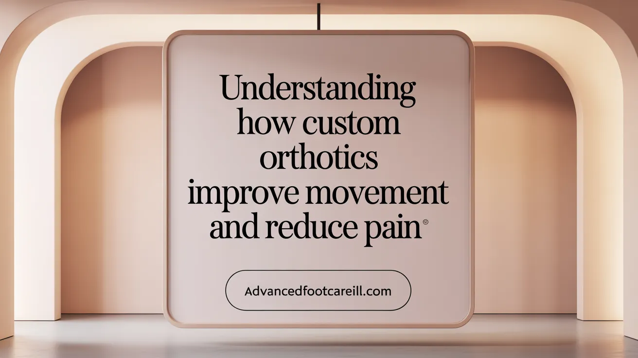 Understanding How Custom Orthotics Improve Movement and Reduce Pain