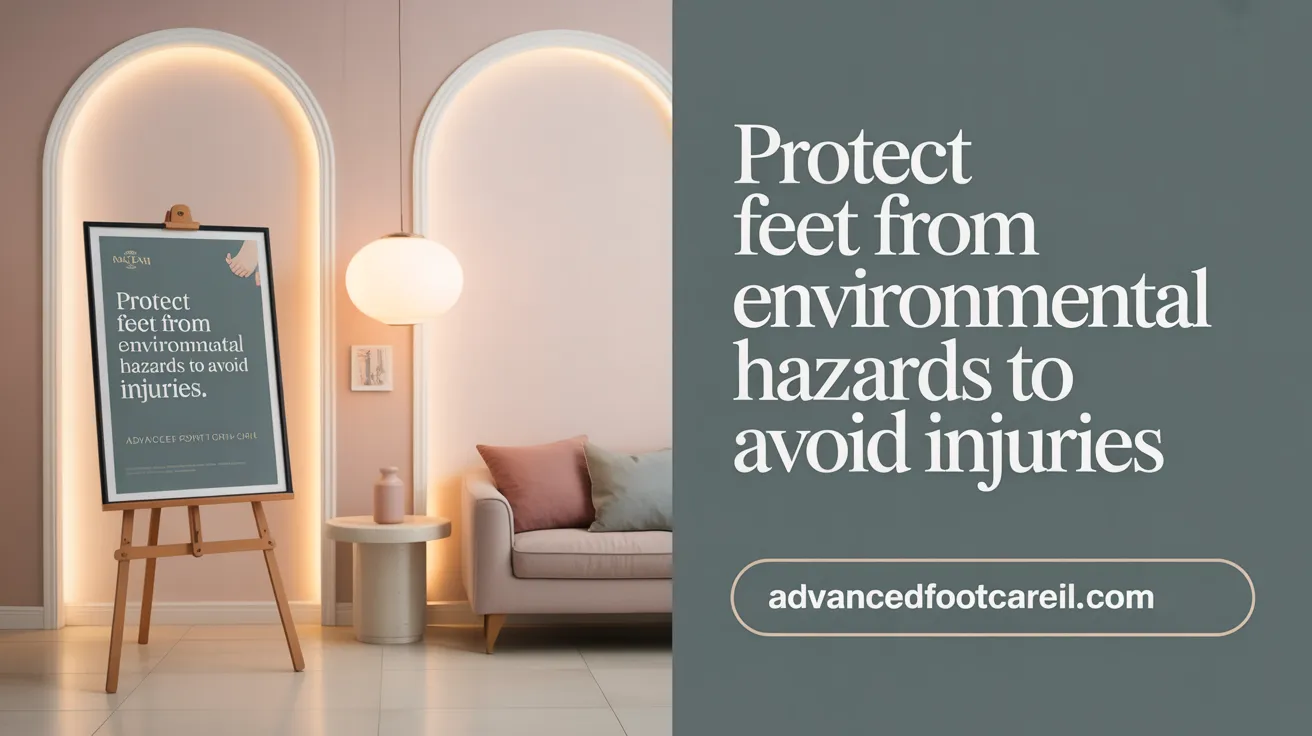 Protect Feet from Environmental Hazards to Avoid Injuries
