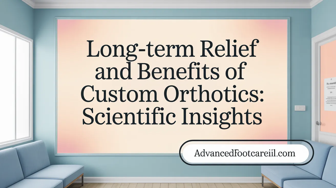 Long-Term Relief and Benefits of Custom Orthotics: Scientific Insights
