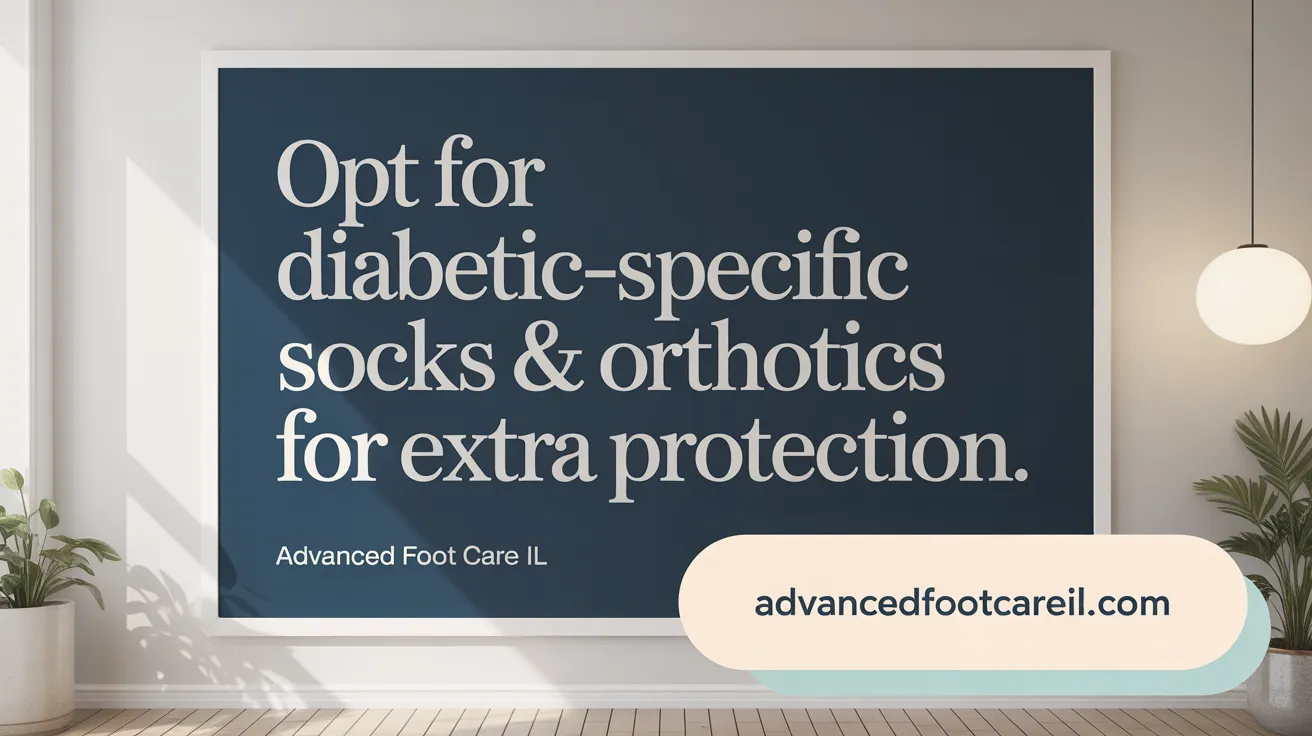 Opt for Diabetic-Specific Socks & Orthotics for Extra Protection