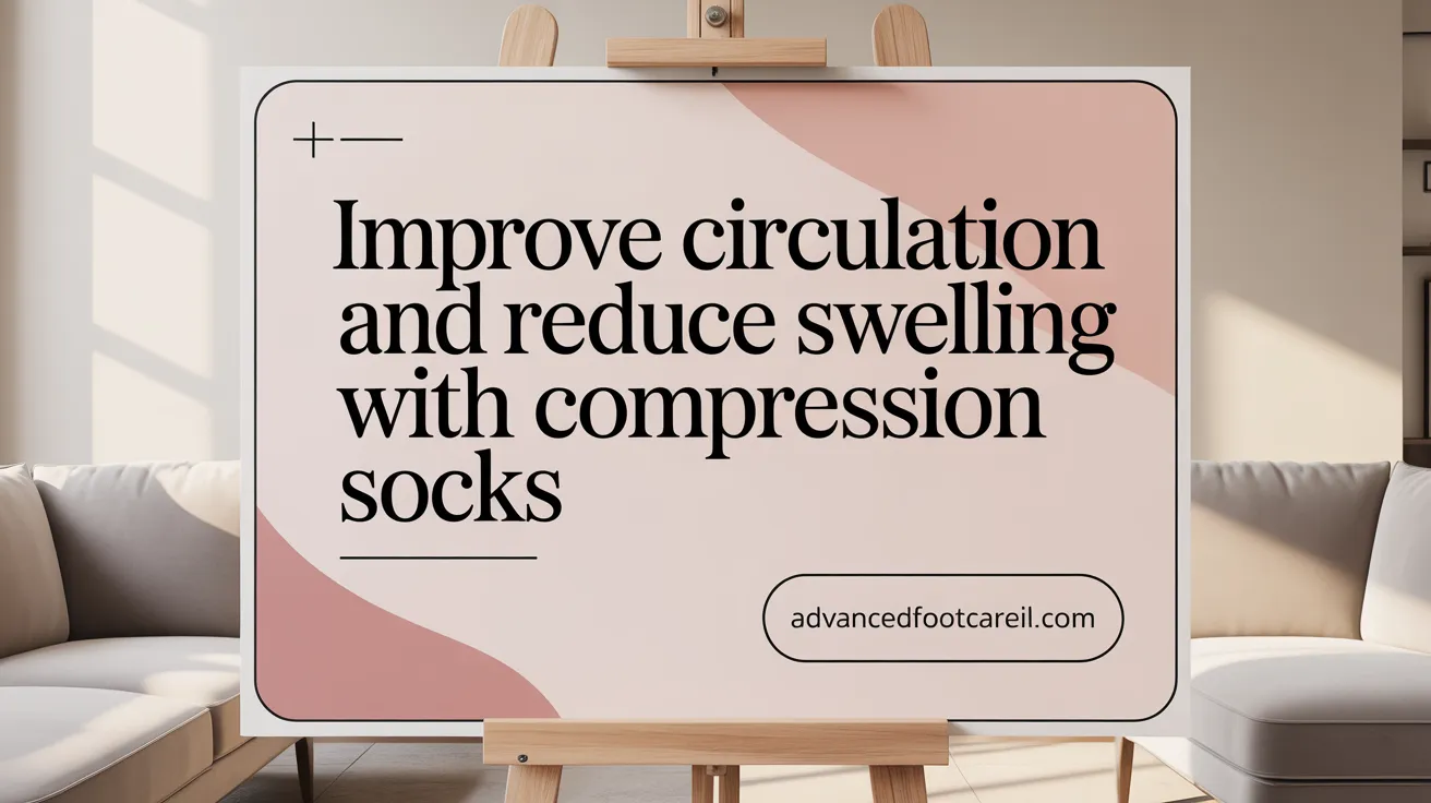 Improve circulation and reduce swelling with compression socks