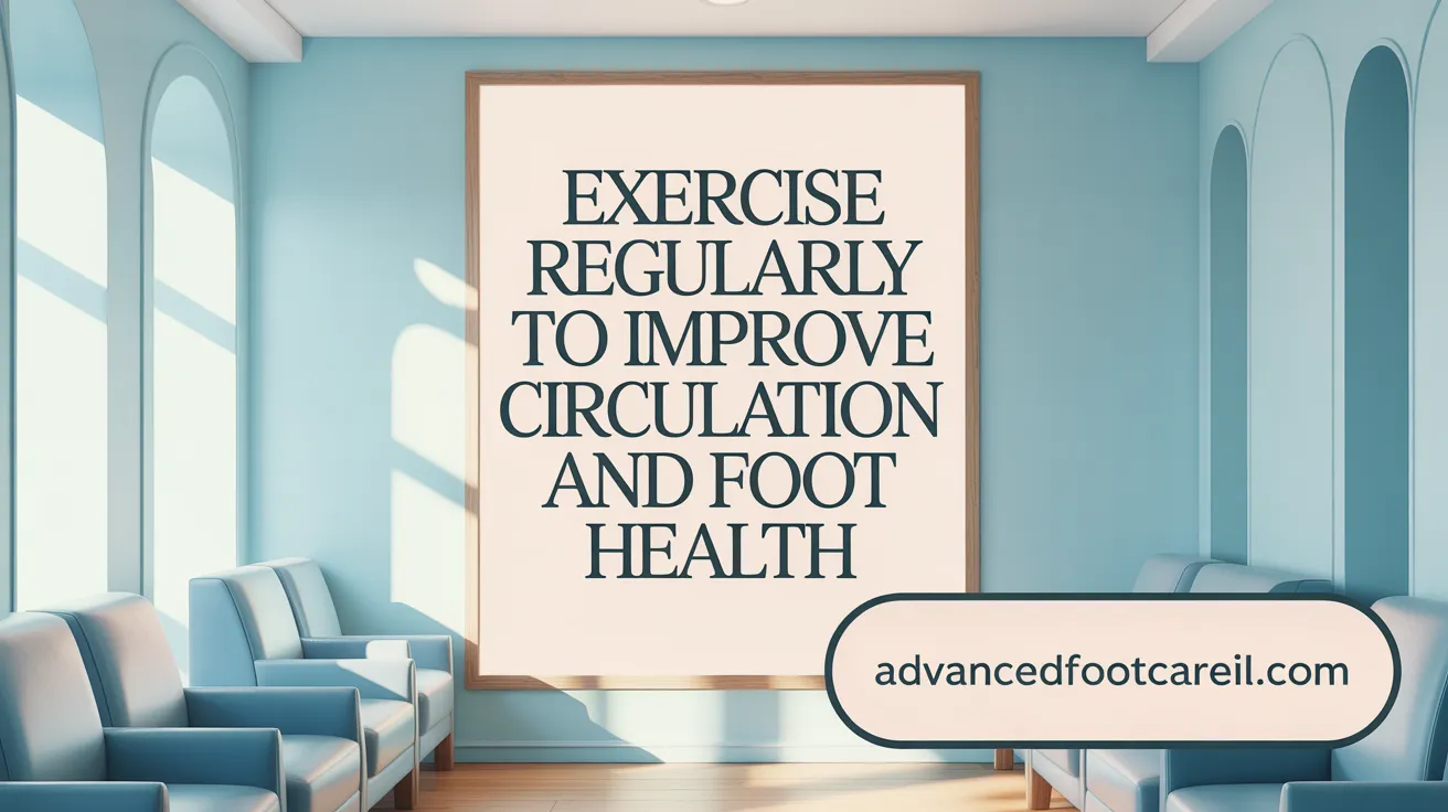 Exercise Regularly to Improve Circulation and Foot Health