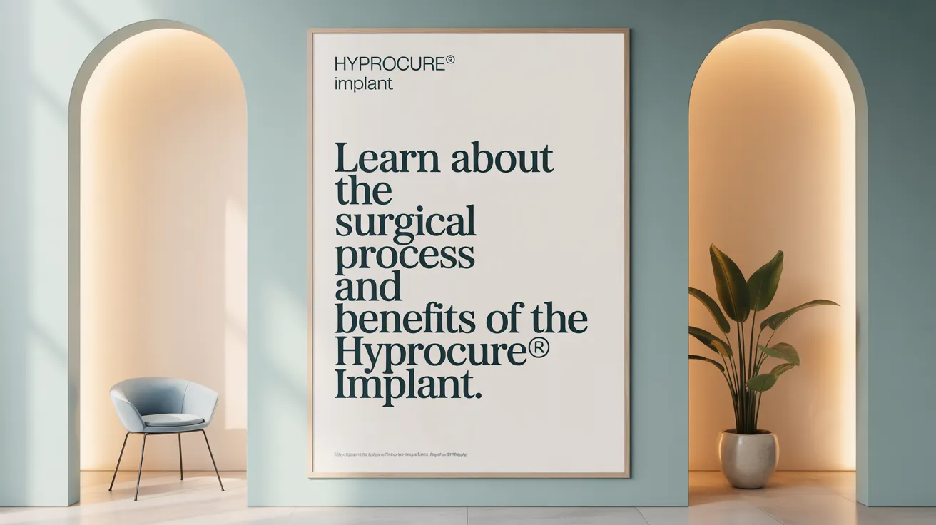 Learn about the surgical process and benefits of the HyProCure® implant