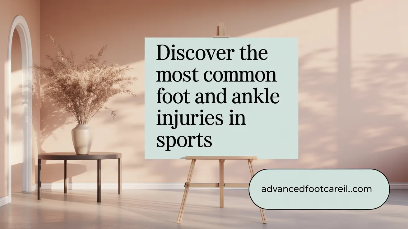 Discover the Most Common Foot and Ankle Injuries in Sports